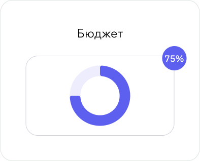 Контроль общего бюджета